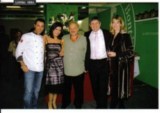 Gino D'Acampo, Barbara Serra, Antony Worral Thompson e Giancarlo Caldesi [Londra Sera]